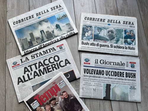 Giornali settembre 2001 con - 2001,