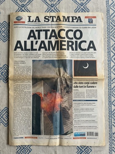 Stampa 11 settembre - 11, 2001