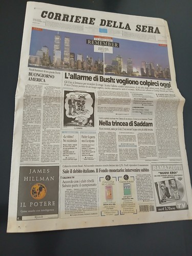 Giornale corriere della - giornale, sera